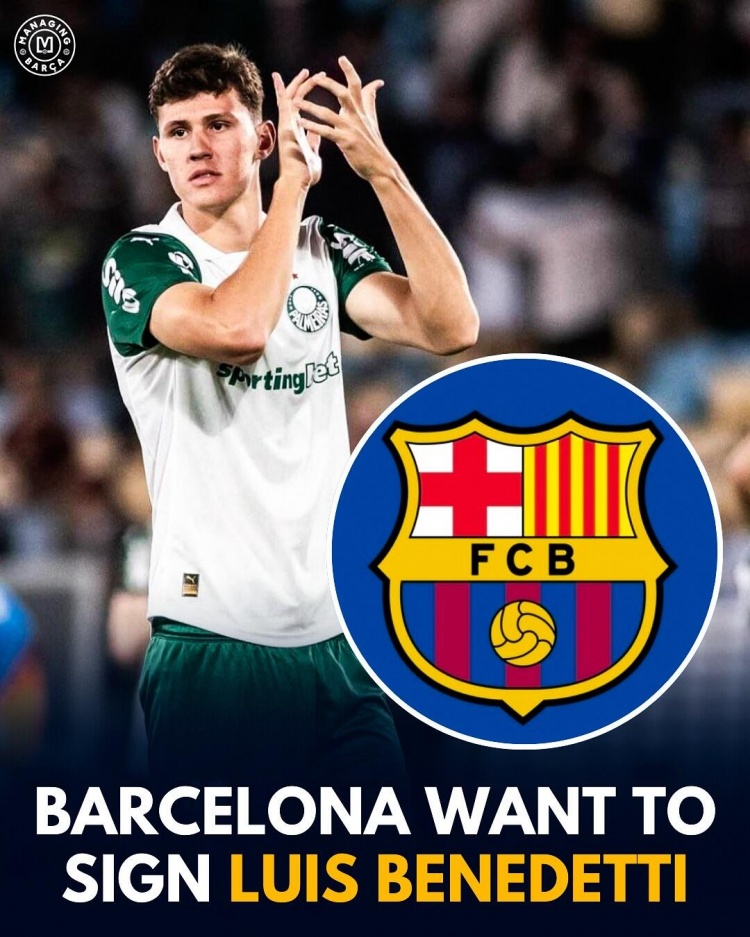 开云体育娱乐-巴萨瞄准帕尔梅拉斯后卫贝内德蒂，面临阿森纳与那不勒斯竞争